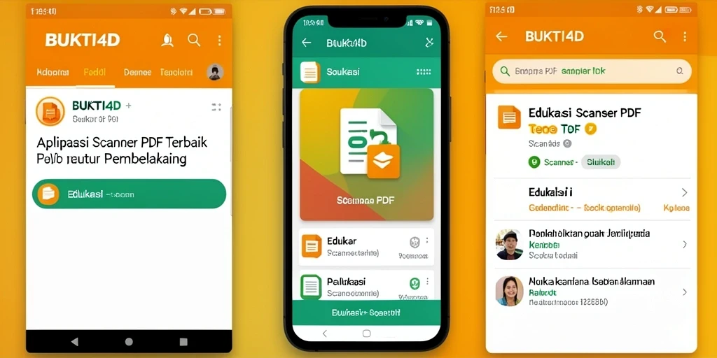 Tampilan antarmuka BUKTI4D yang memudahkan pemindaian dokumen PDF.