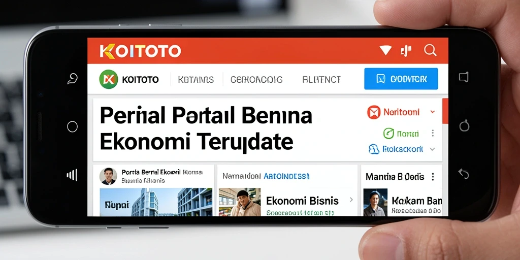 Antarmuka sederhana dan informatif dari aplikasi KOITOTO.