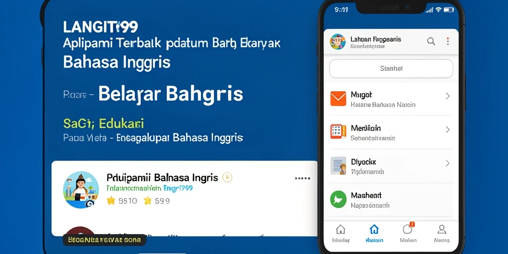 Tampilan antarmuka aplikasi LANGIT99 yang menarik dan fungsional.