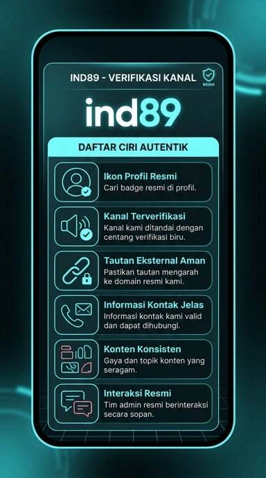 Kanal Resmi ind89 untuk Pengguna Android Indonesia