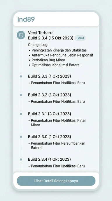 Riwayat Versi ind89 untuk Pengguna Android